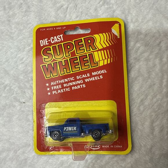 VINTAGE SUPER WHEELS CHEVROLET SQUARE BODY PICKUP BLUE - Picture 1 of 3